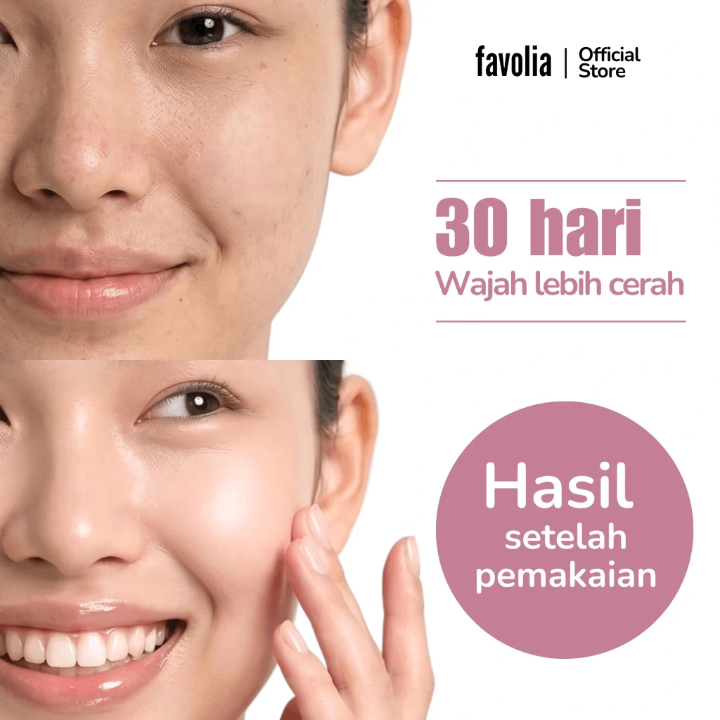 Favolia Niacinamide Tranexamic Acid Night Cream tersertifikasi BPOM dan Halal, bebas logam berat